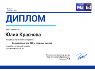 Эл. маркетинг для B2B