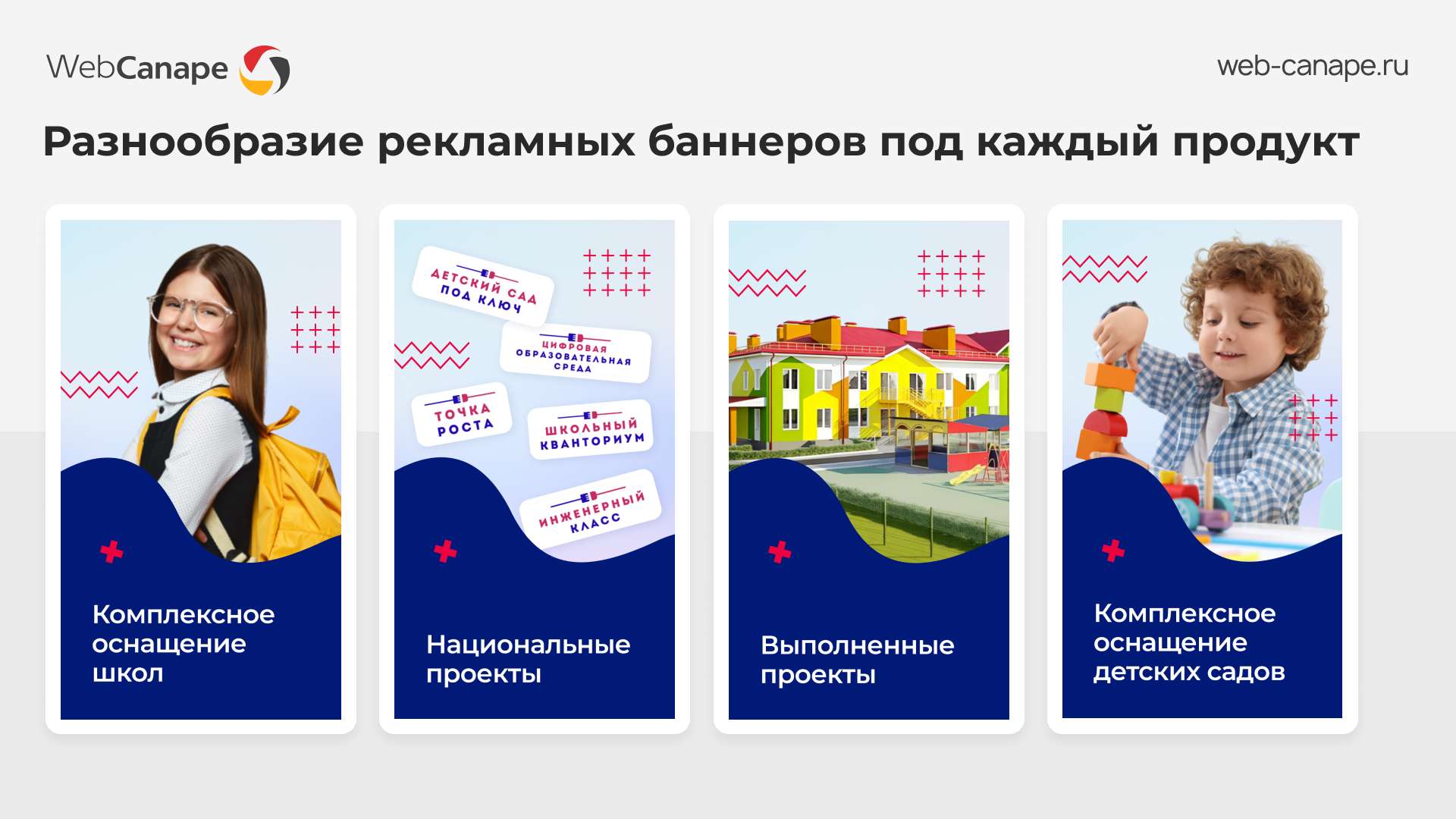 Лендинги для нацпроектов