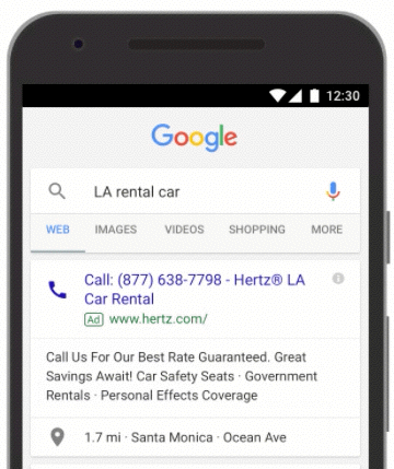 Call-only google