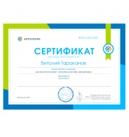 Сертификат основ веб-дизайна